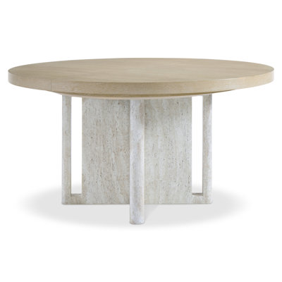 Asana Round Solid Wood Pedestal Dining Table