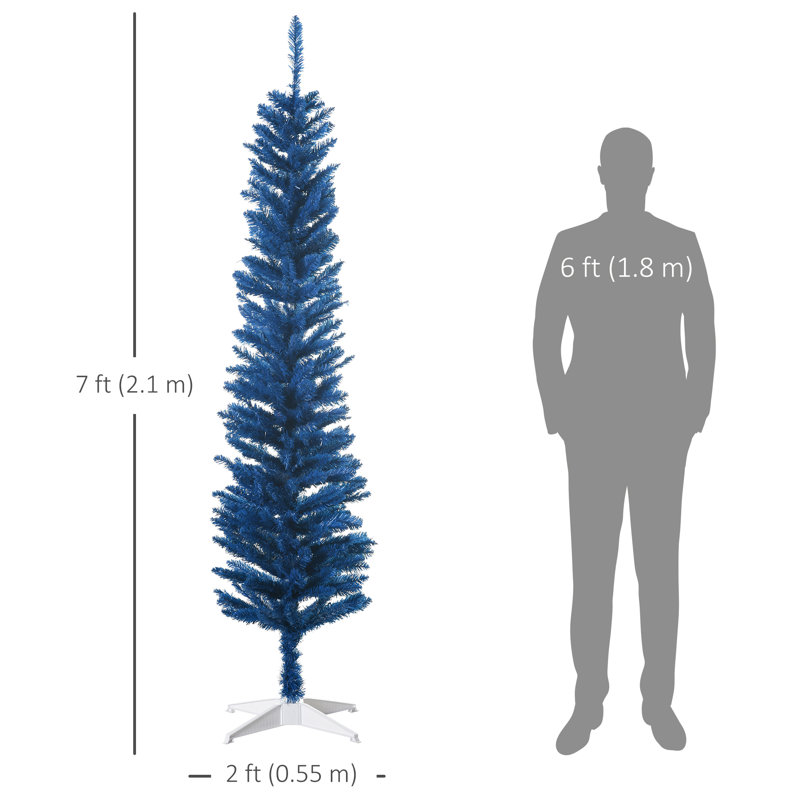 Arbre de Noël artificiel, bleu foncé