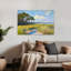 «Sunny Coastline», art mural contemporain abstrait-3895577