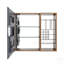 Armoire de salle de bain murale à miroir avec tablettes réglables, rangement et fabrication en contreplaqué durable