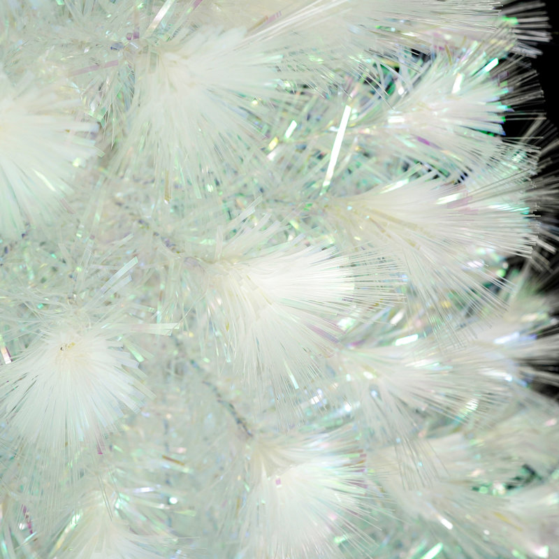 Arbre de Noël en fibre optique, H 5 pi