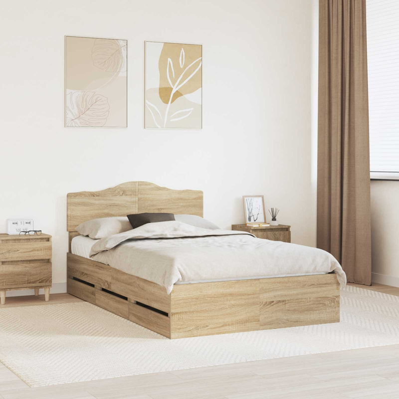Bed, Sonoma Oak, Small Double (4')