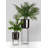 Short Black Nickel Planter With Detachable Metal Stand-803359595