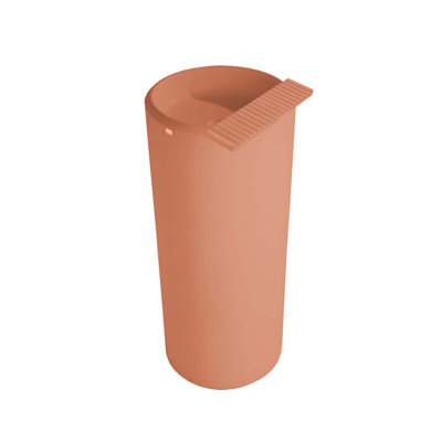 Konkretus Ubud 14.6'' Concrete U-Shaped Bathroom Sink