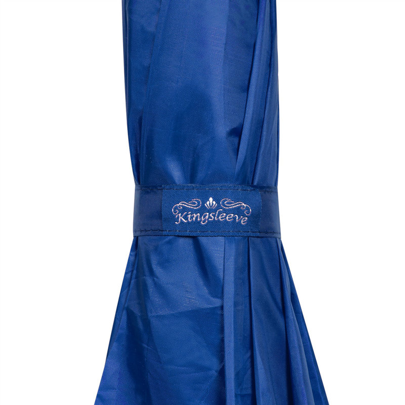 Eris Beach Parasol, Blue, 140cm H x 180cm W x 180cm D