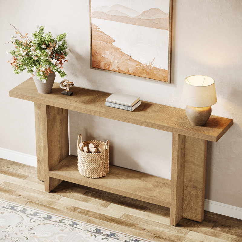 59-Inch Long Farmhouse Console Table