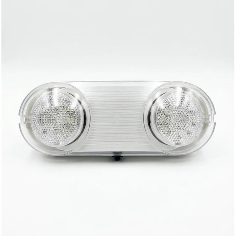Éclairage de secours d'extérieur double E2 | IP65 imperméable | 2,4 W | Batterie de secours de 90 minutes | 120 à 277 V