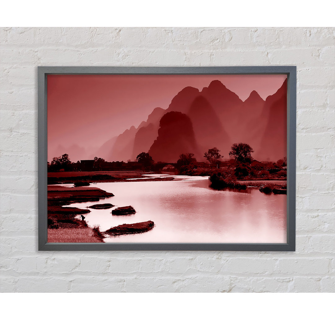 Red Mountain Paradise Gerahmter Druck