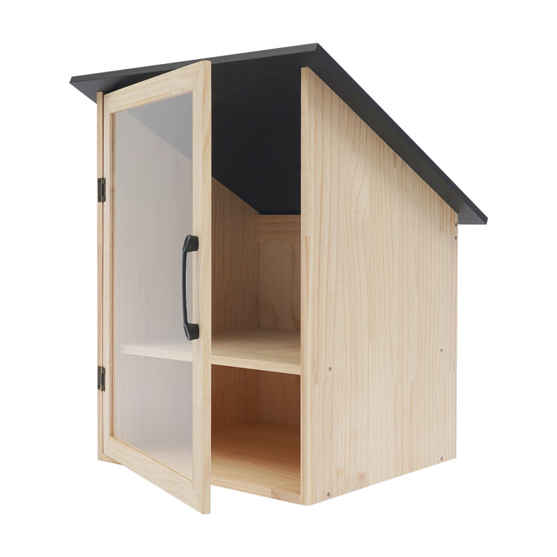 Petite armoire à livres en bois