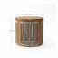 Outdoor Acacia Wood Rope Sides Round Drum Side and End Table