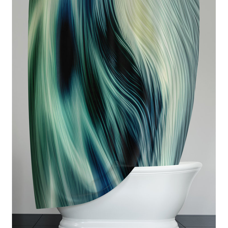 Rideau de douche Allonah, H 93 po x l 70 po