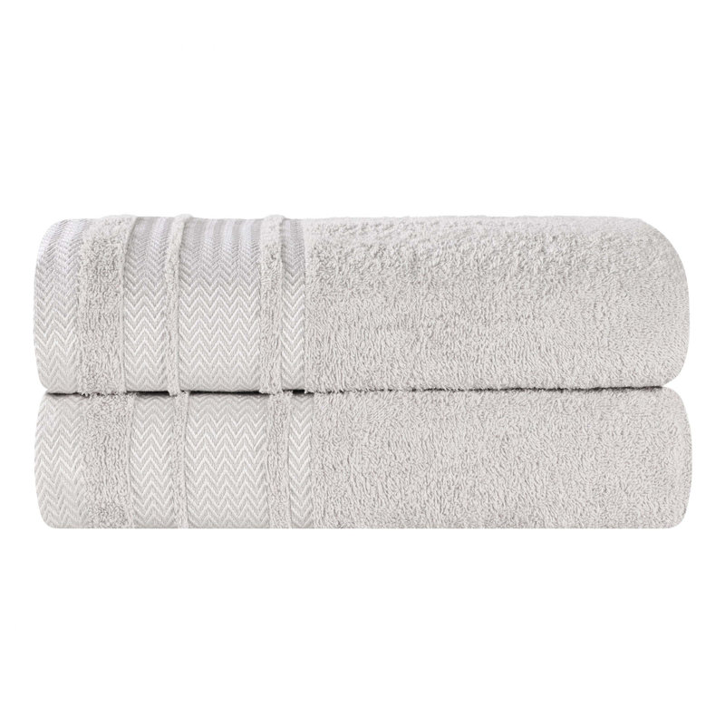 Drap de bain en coton Graden, Platine