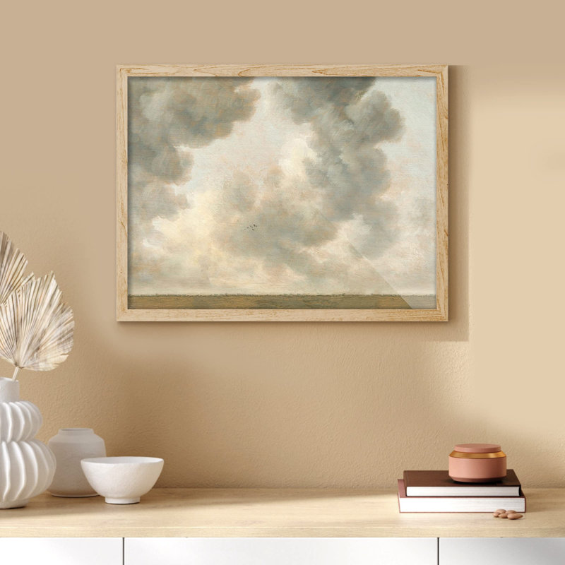 «Sunlight Countryside Field Sky» sur papier, Naturel, H 12 po x l 16 po