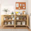 Buffet 4 portes Oak - Buffet console pour cuisine et vestibule