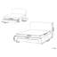 Bed with Storage Drawers Fabric SOUTRIN-1219336890-1219336888