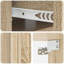 49cm W Manufactured Wood Bedside Table-994525338