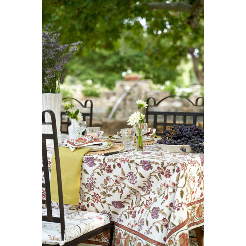 Louise Tablecloth - Multicolor - 59" x 86", 142" L x 71" W