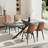 Extendable Pedestal Dining Table Set-163524427-162924041