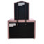 Miroir en tissu rose