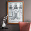 «Italian Street S Croquis III», toile encadrée de qualité supérieure - prête à être accrochée-1201295494-1200274031