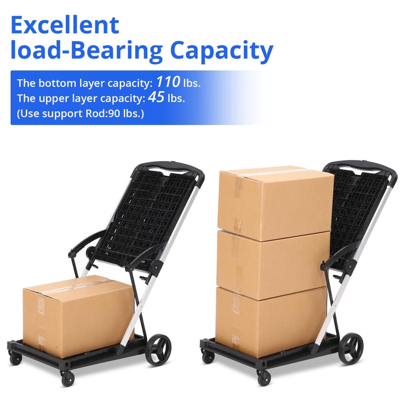 Chariot utilitaire 2 niveaux
