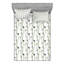 Drap-housse floral en microfibre-89080930-89080925