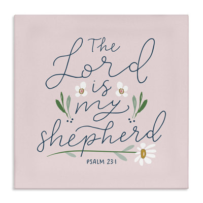 «Lord Is My Shepherd», art mural sur toile par Blue Chair Blessing