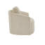 Fauteuil d'appoint pivotant en velours côtelé Doniphan Wale-471087733