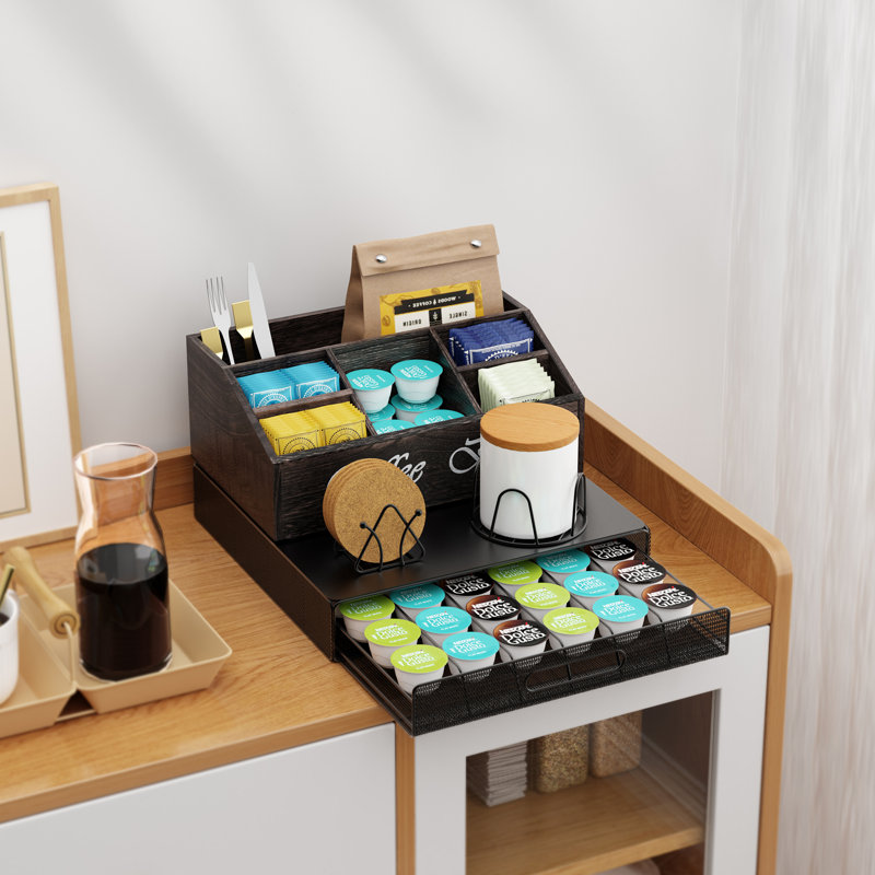 Rangement multifonctionnel pour dosettes de café