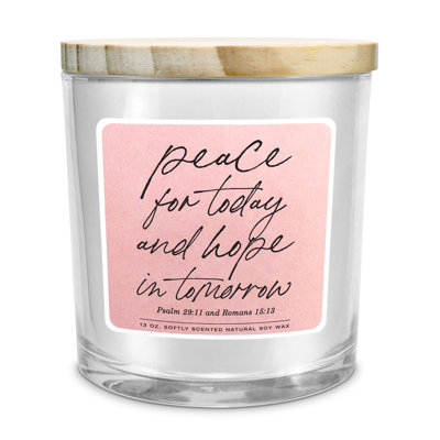 Bougie de soja Peace For Today 13Oz