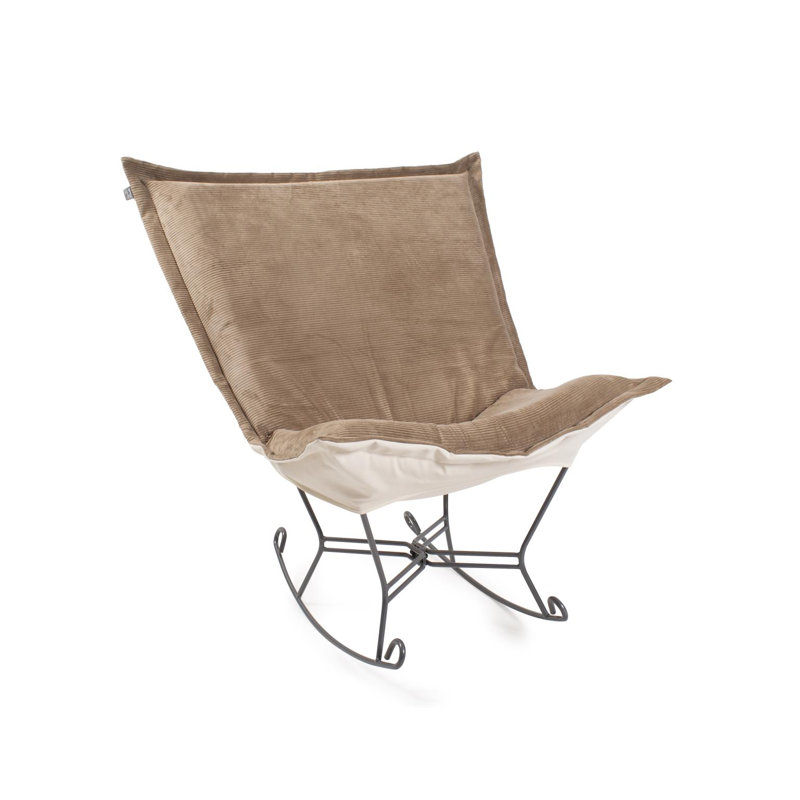Repose-pieds Puff Rocker Pana sable / naturel, Sable