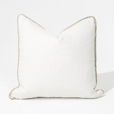 Linen Piped Lounge Cushion 55 x 55cm