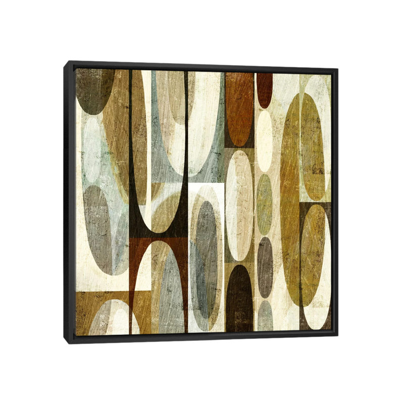 Mod Pods, impression sur toile tendue, H 18 po x l 18 po x P 1,5 po, Toile avec cadre noir, Pas de tapis