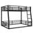 Metal Bunk Bed for Teens and Adults,Space-Saving/Noise Reduced/No Box Spring Needed-882012589-882012586