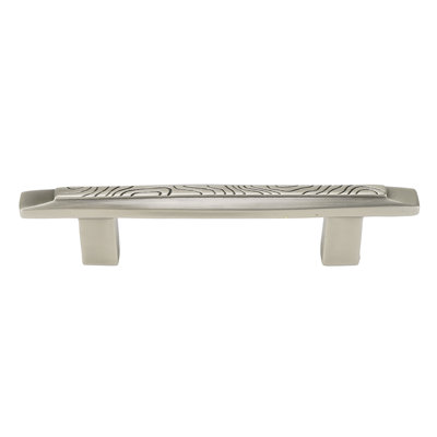 EDGAR BEREBI WINDSOR 3-1/2" CENTER TO CENTER PULL IN ANTIQUE NICKEL PLATE