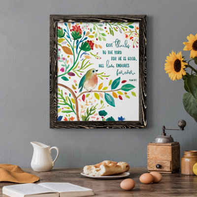 Offrez des mercis - Peinture sur toile encadrée