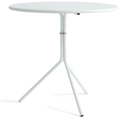 Chios Minimalist Design 31.5 Inch Diameter Round Metal Patio Table, Indoor and Outdoor Bistro Table, Cafe Table, Dining Table, Suitable for Indoor and