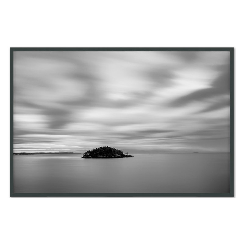 «Summer 2022 Deception Island, Rosario Head», reproduction encadrée sur papier par Steve Bisig, Cadre simple noir