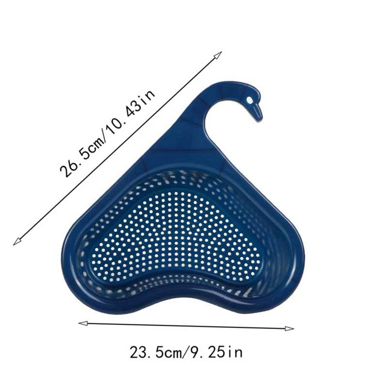 Support de drain pour évier suspendu, Bleu