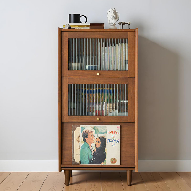 Commode décorative rétro et simple, H 48,42 po x l 23,62 po x P 15,74 po