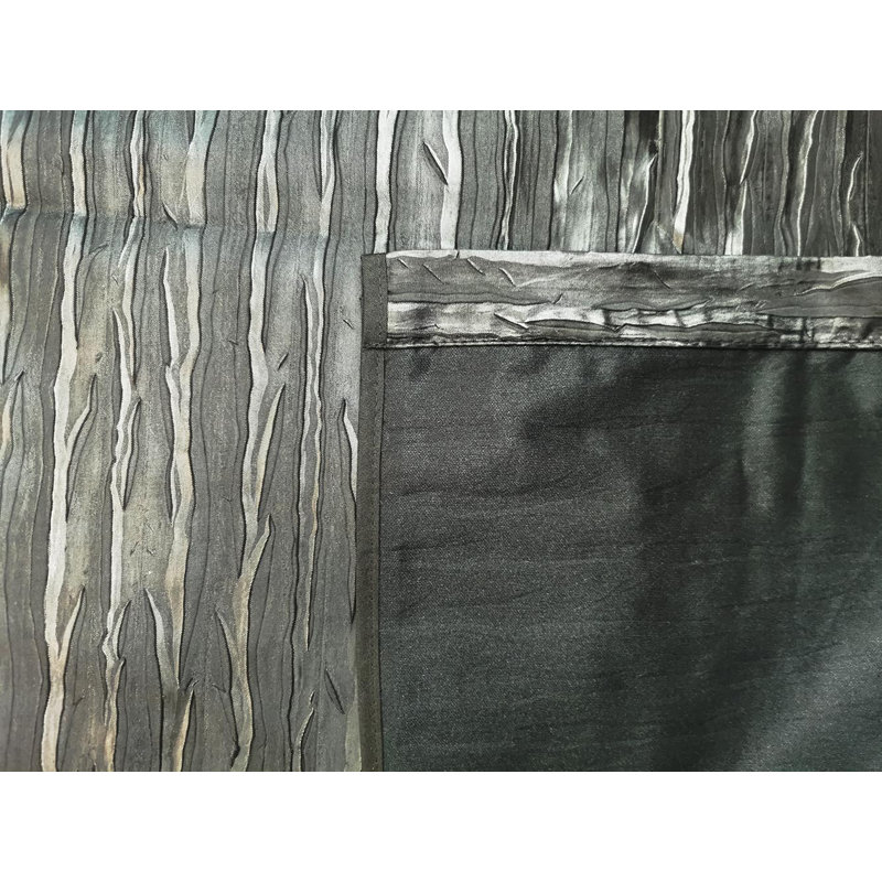 Panneau de rideau simple obscurcissant avec œillets Edgecombe, Noir, l 50 po x L 98 po