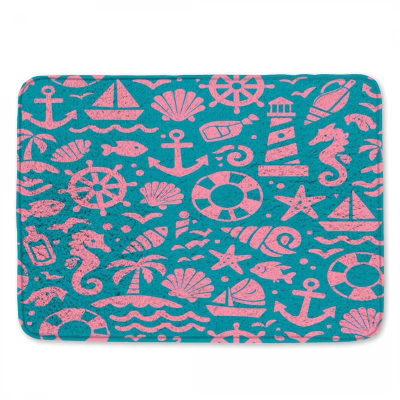 Tapis de bain Seashell, 24in W x 17in L