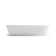 WS Bath Collections Mood 16.9'' Glossy White Ceramic Rectangular Bathroom Sink