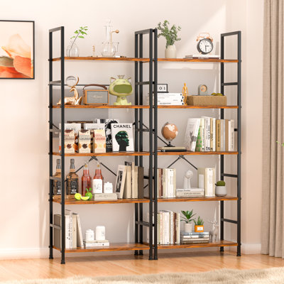 2-SET Storage Shelf, 5-Tier Bookcase