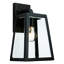 Lanterne murale d'extérieur noire 1 lumière Clarence-769845260