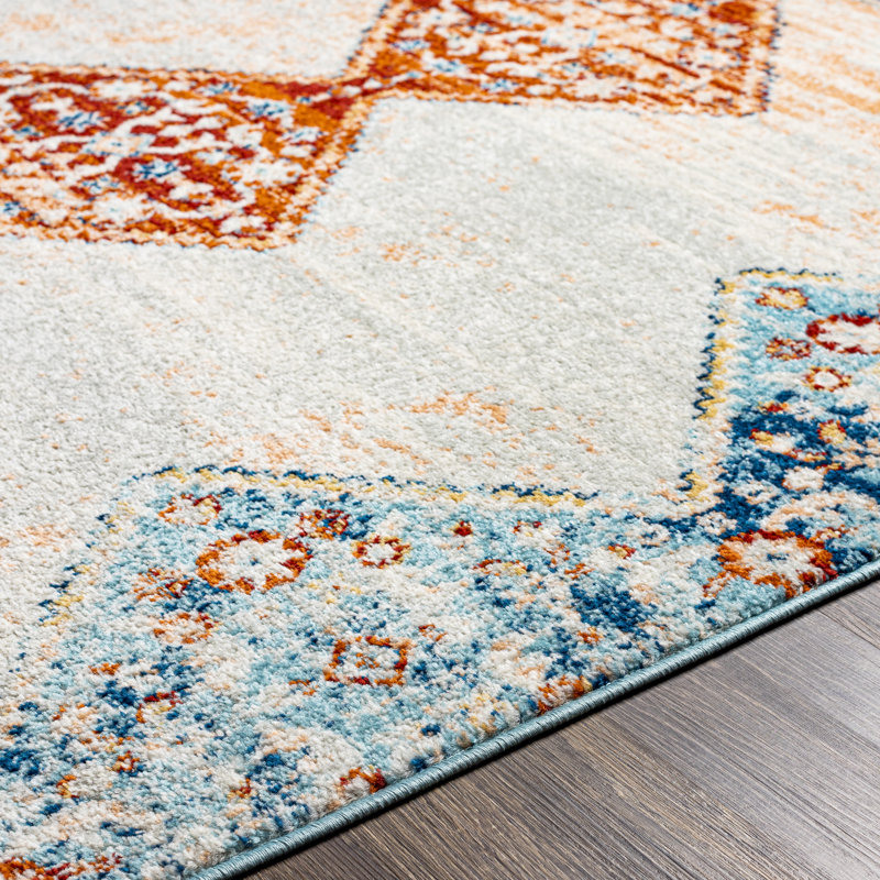 Aldusa Oriental Indoor Rug, Rectangle 6'7" x 9'