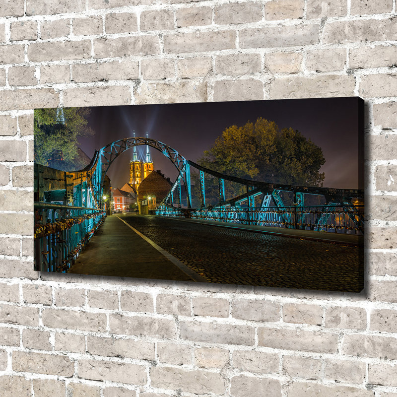 Bridge Of Lovers - Wrapped Canvas Print