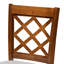 Upholstered Counter Stool with Solid Wood Frame