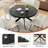 5-Piece Set Of 4 Morden  Chairs And Round Dining Table, Dining Table Set, Dining Room Set-1600590594