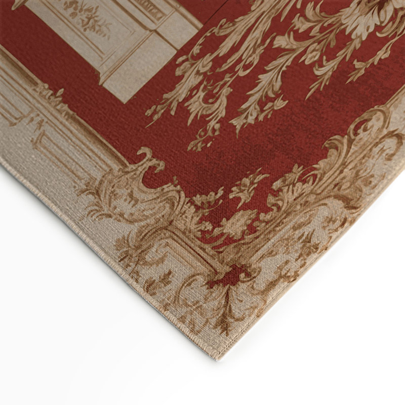 Tapis d'intérieur et d'extérieur brun français, Rectangulaire 3 pi x 5 pi